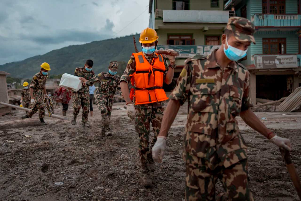 नेपाल बाढीमा मृत्यु हुनेको संख्या ७३४ पुग्यो, २ हजार ४९८ जना अझै बेपत्ता