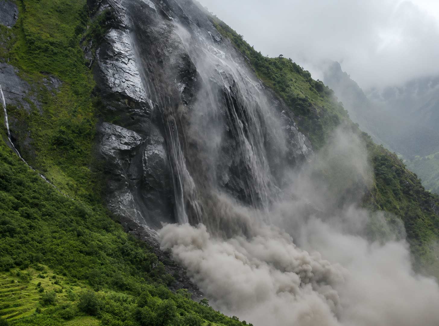दार्चुलामा ठुलो पहिरोले चमेलिया नदी थुनियो, भट्टारका बासिन्दा सुरक्षित स्थानमा सारिए