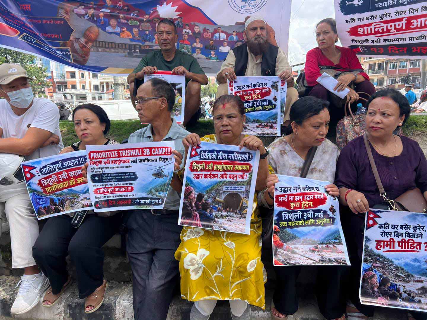 Families of missing Trishuli-3B workers demand intensified search