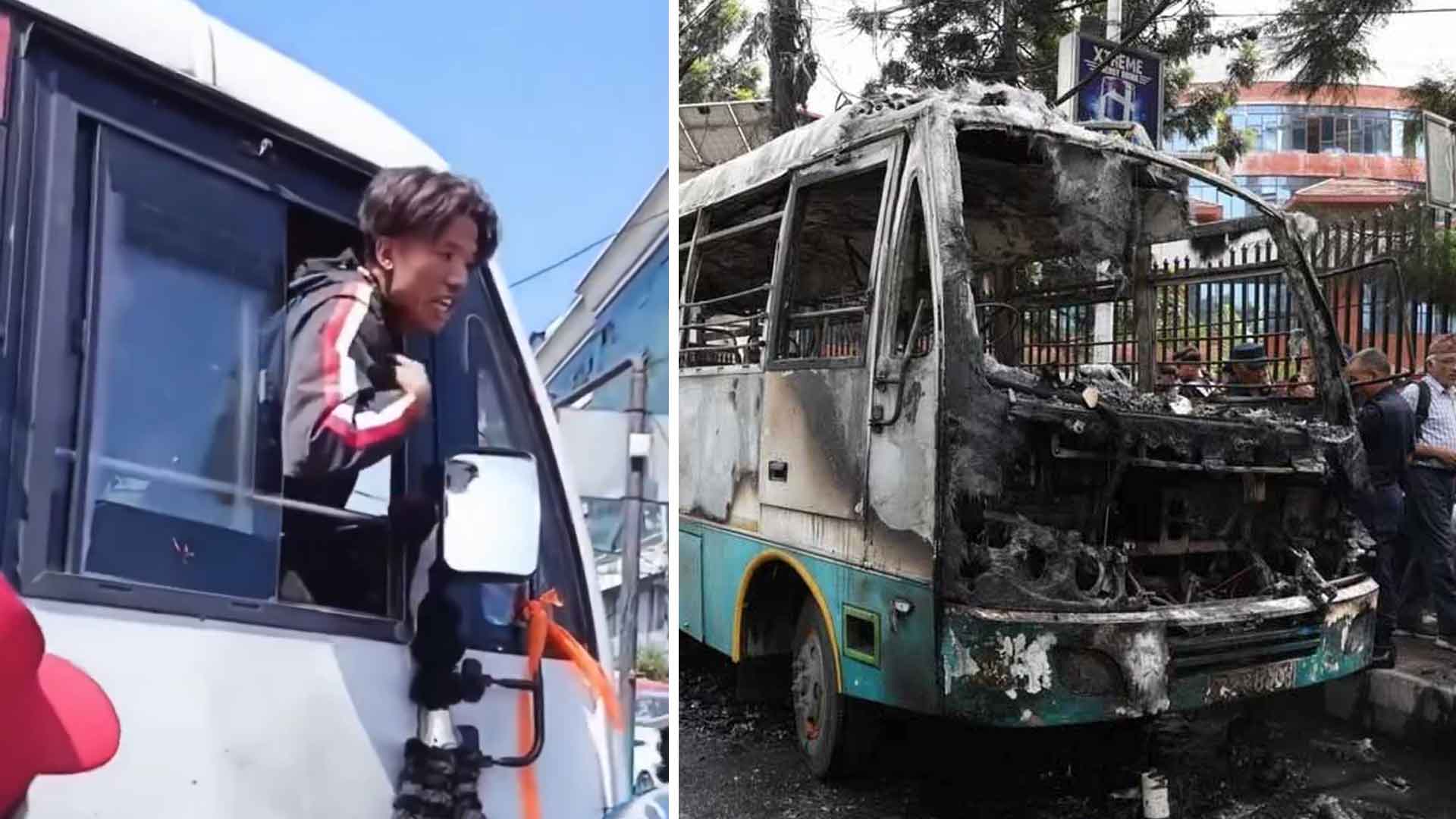 त्रिपुरेश्वर बस आगलागीमा मृत्यु भएका चालक अर्जुन डोङ तामाङ रहेको प्रहरीको पुष्टि