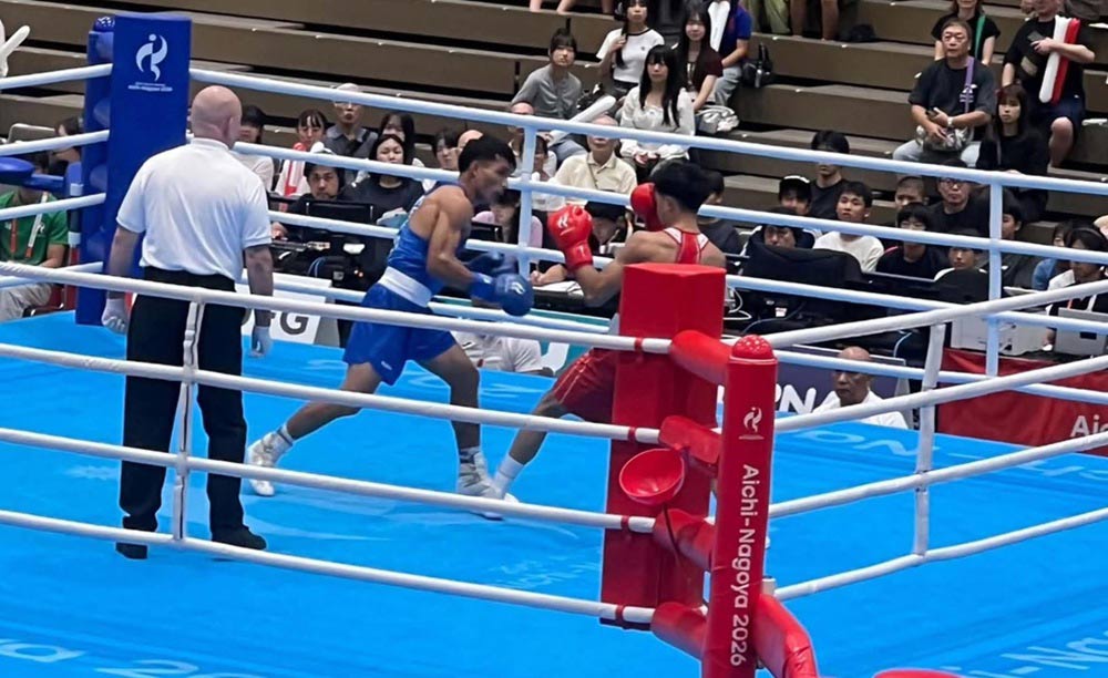 Khagendra Roka Magar earns Nepal’s first boxing win at Asian Games