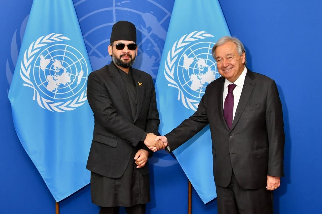 Prime Minister Shah meets UN Secretary-General Guterres in New York