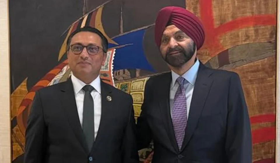 Finance Minister Wagle meets World Bank President Banga in Washington