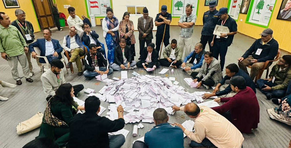 Chandra Kanta Bhandari leads vice president race, Pradeep Paudel ahead in Nepali Congress vote count