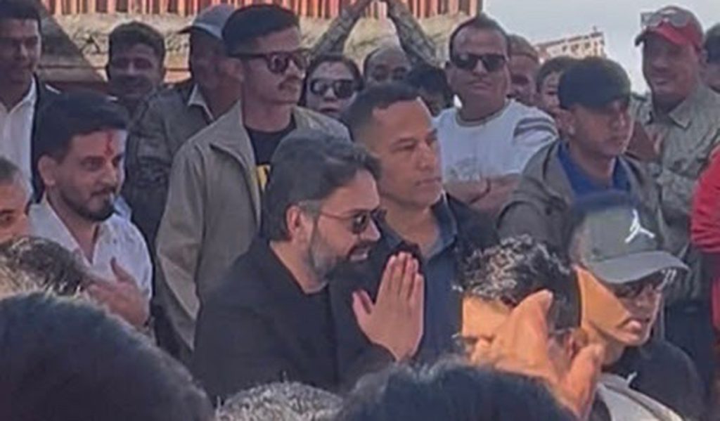 Prime Minister Balen Shah visits Palanchok Bhagwati Temple in Kavre