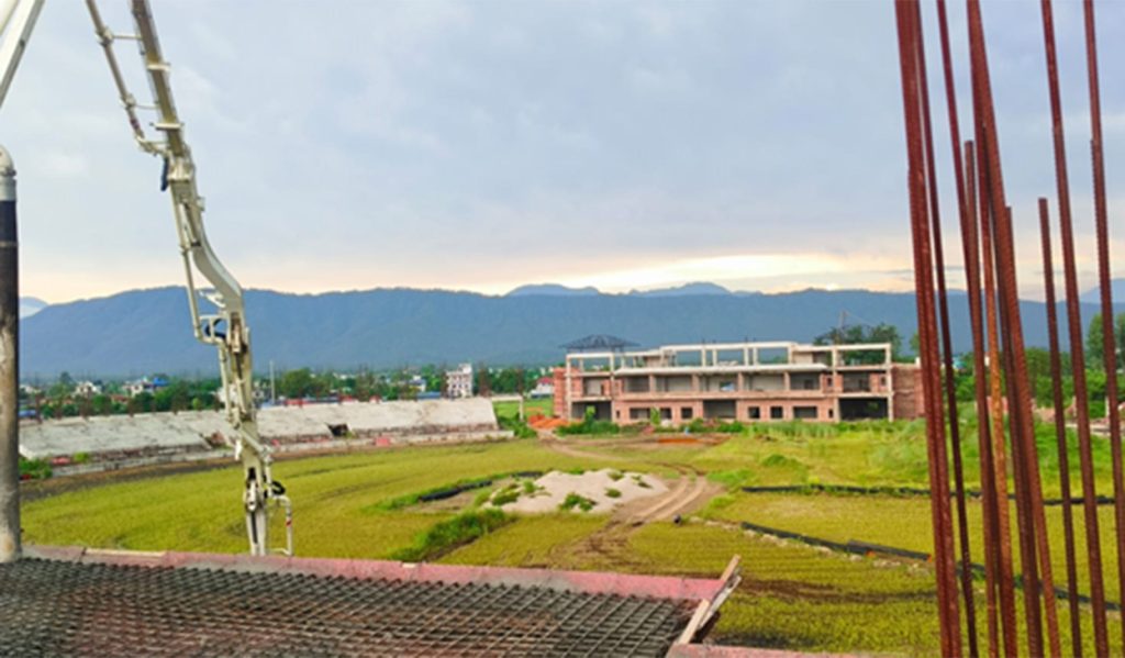 Gautam Buddha International Cricket Stadium construction reaches 65% as deadline approaches