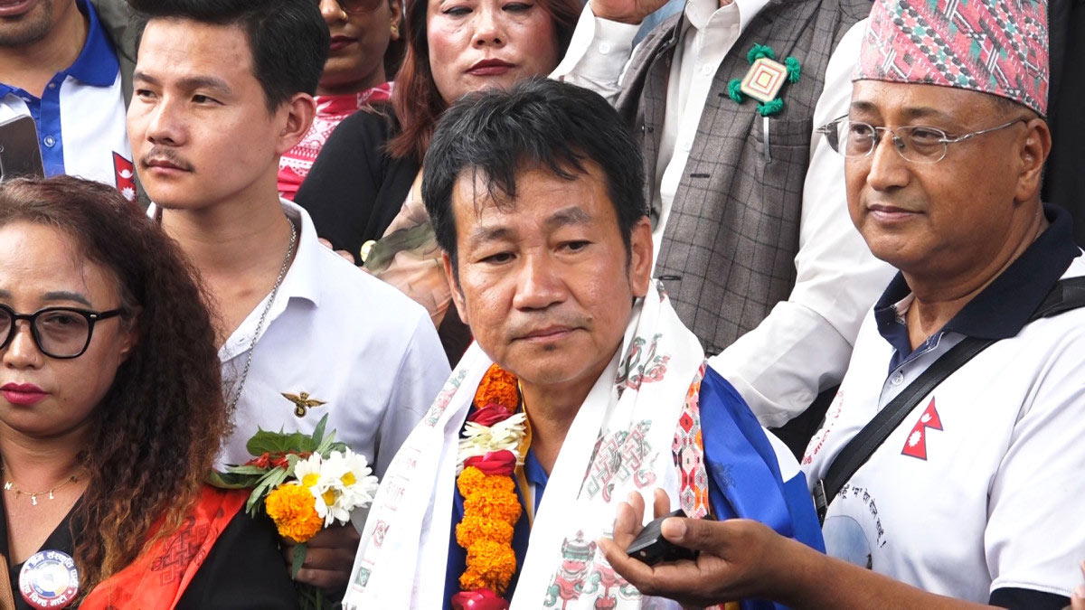 हुम्लामा जोखिमपूर्ण तुइन विस्थापन गर्ने हर्क साम्पाङको प्रतिबद्धता