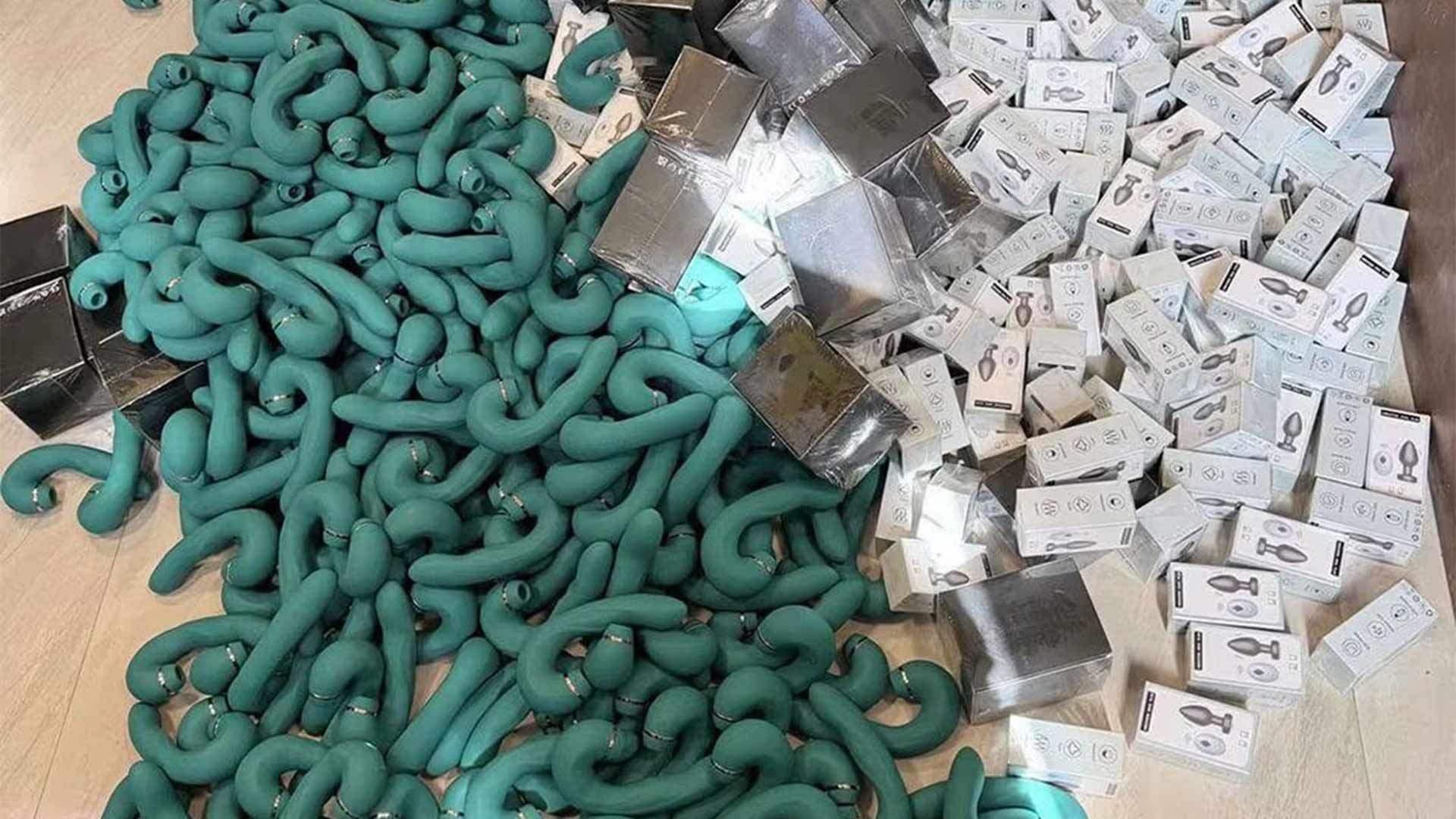 Sex toys and chargers worth Rs 2.29 million seized near Mahendra Park in Krishnanagar
